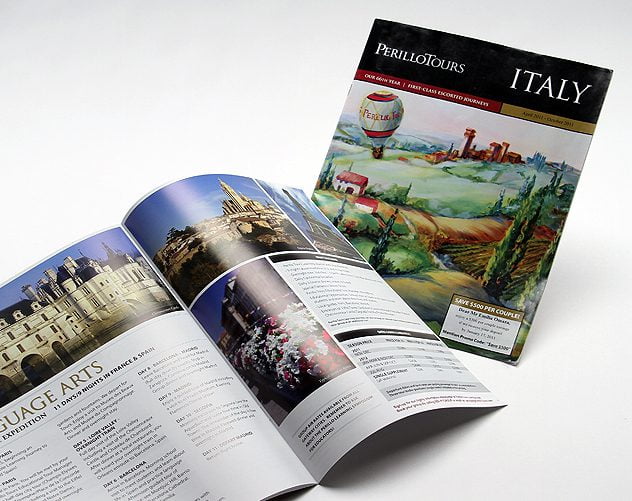 perillo tours publication design