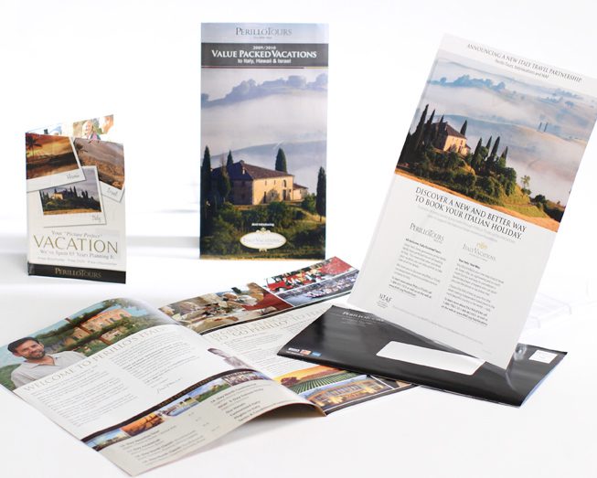 perillo tours promotional mailer travel package by ocreations in pittsburgh