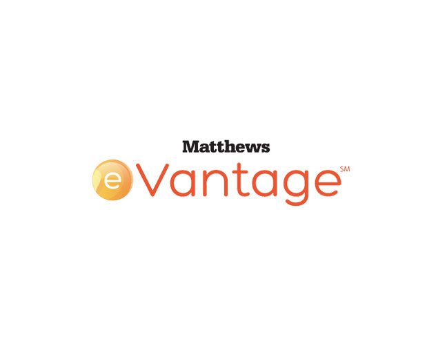 Matthews eVantage Logo Design