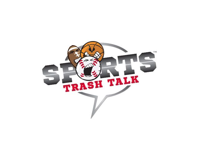 Sports Trash Talk Logo Design
