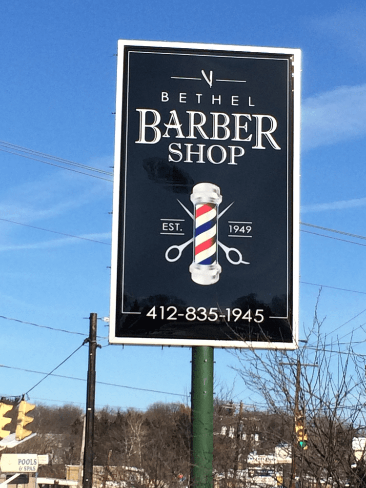 Bethel Barber Shop Sign