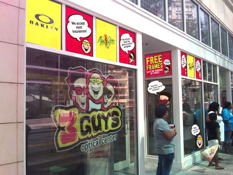 3 Guys Window Graphics