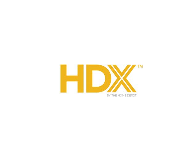 Home Depot HDX Product Line Logo Design