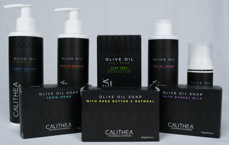 Calithea Skincare Line Package Design