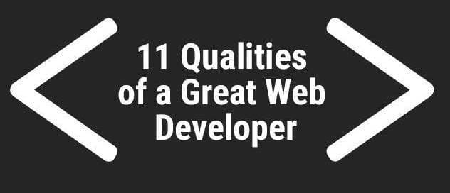 Qualities of a Great Web Developer