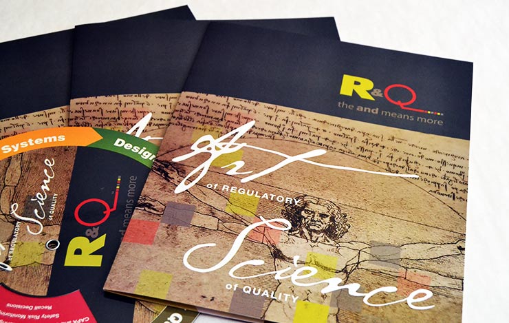 R&Q Marketing Material Print Design