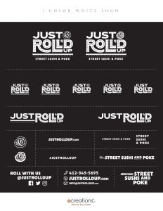 Just Roll'd Up Brand Style Guide Sheet - page 6