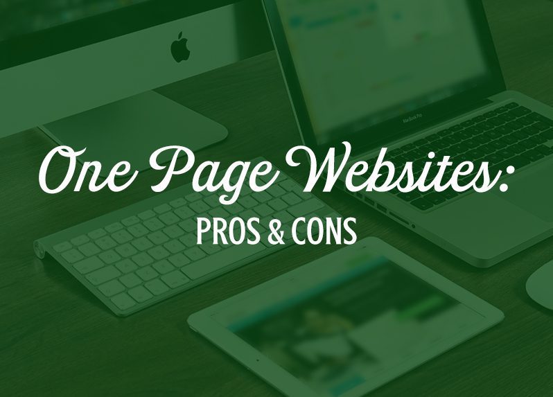 one page websites