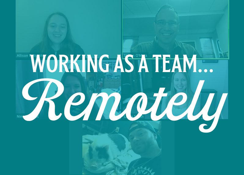 working as a team remotely
