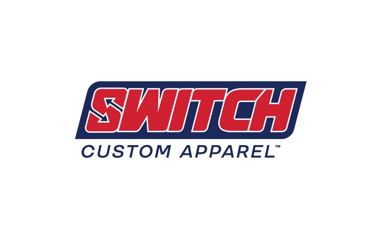 switch custom apparel logo
